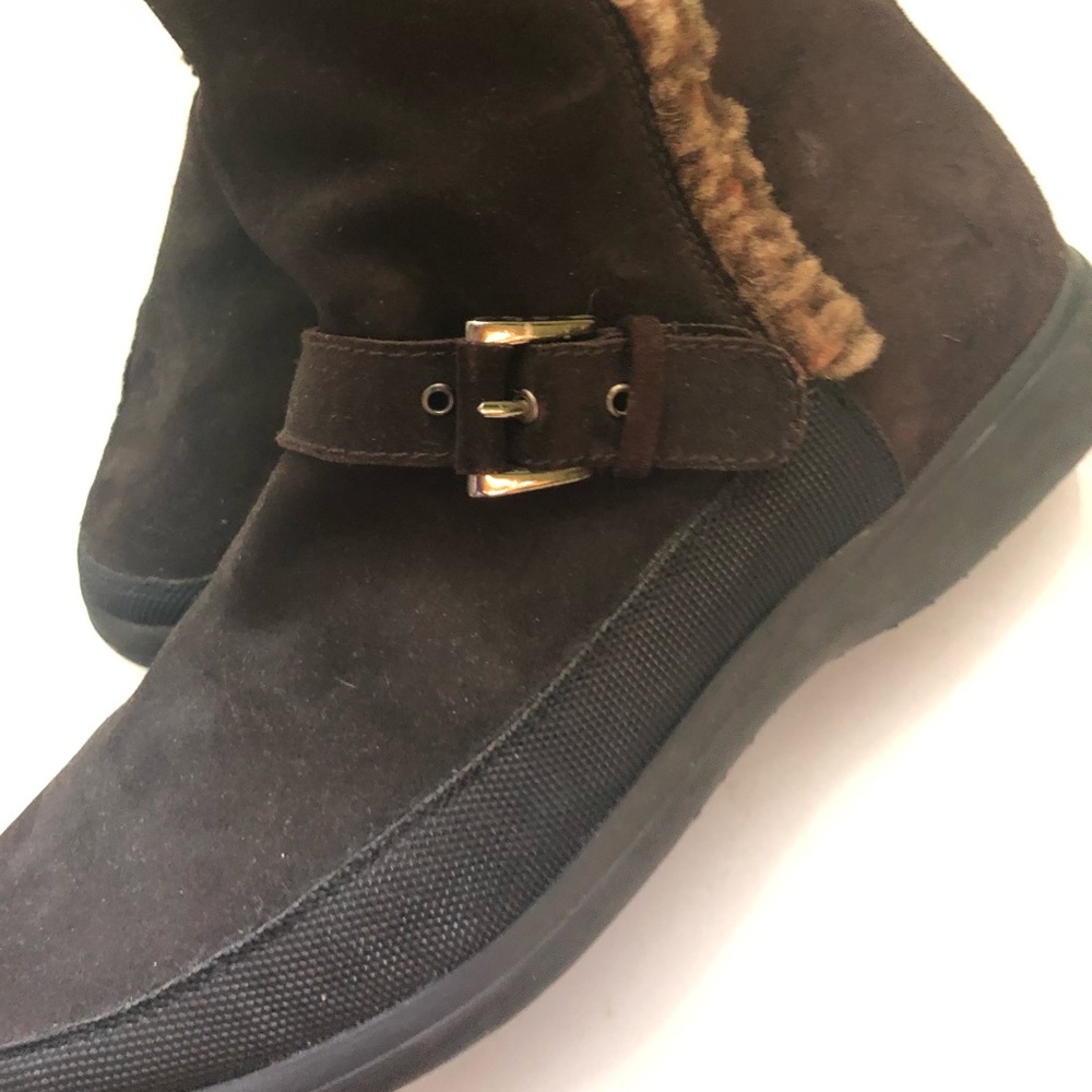 Stuart Weitzman Brown Winter Boot Gently Worn - image 3